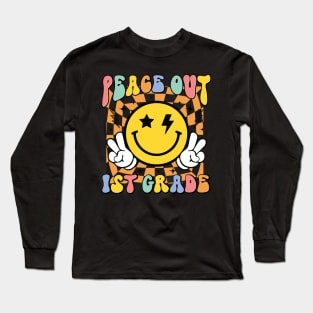 Peace Out 1st Grade Long Sleeve T-Shirt